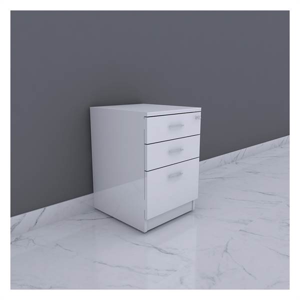 3 Pedestal Drawer Unit